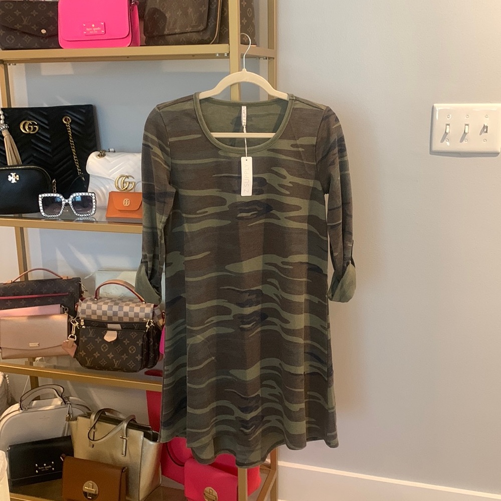 Z supply camo dress NWT